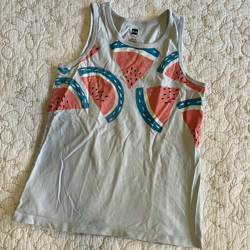Tea Collection Watermelon Print Tank Top